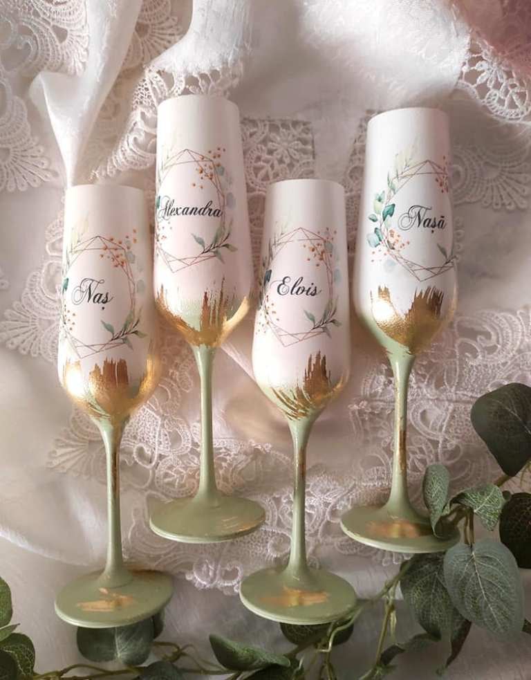 Toast to Forever: Personalized Bride and Groom Glasses